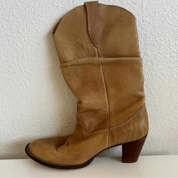 Slouchy Vintage Cowboy Boots - Picture 10 of 14